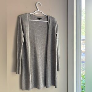 Dynamite Light Gray Textured Cardigan